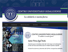 Tablet Screenshot of cuh.edu.mx